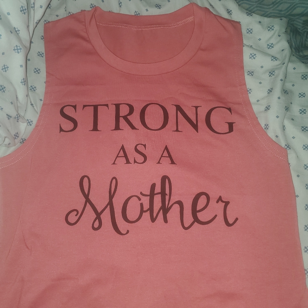 Strong as a mother workout tank